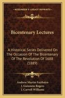 Bicentenary Lectures