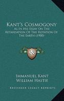 Kant's Cosmogony