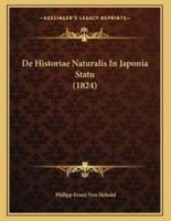De Historiae Naturalis In Japonia Statu (1824)
