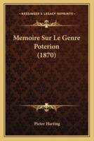Memoire Sur Le Genre Poterion (1870)