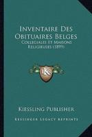 Inventaire Des Obituaires Belges