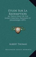 Etude Sur La Redemption