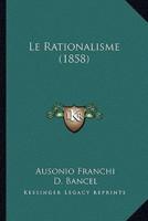 Le Rationalisme (1858)