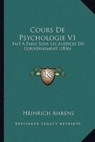 Cours De Psychologie V1