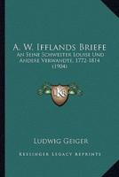 A. W. Ifflands Briefe