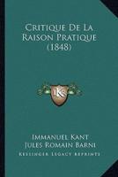 Critique De La Raison Pratique (1848)