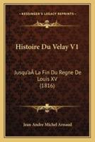 Histoire Du Velay V1