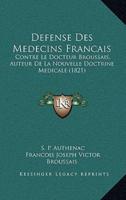 Defense Des Medecins Francais