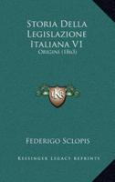 Storia Della Legislazione Italiana V1