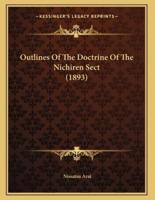 Outlines Of The Doctrine Of The Nichiren Sect (1893)