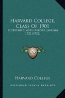 Harvard College, Class Of 1901