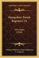 Hampshire Parish Registers V6