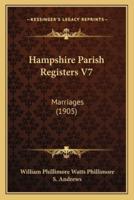 Hampshire Parish Registers V7