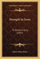 Strength In Jesus