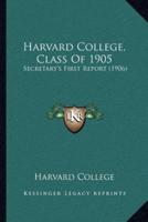 Harvard College, Class Of 1905