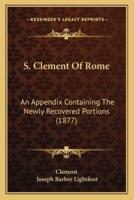 S. Clement Of Rome