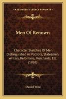 Men Of Renown