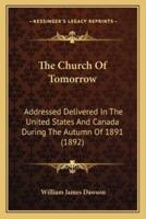 The Church Of Tomorrow