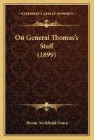 On General Thomas's Staff (1899)