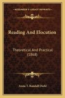 Reading And Elocution