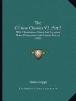 The Chinese Classics V3, Part 2