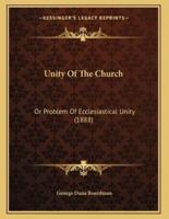 Unity Of The Church