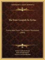 The Four Gospels In Syriac