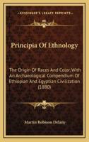 Principia Of Ethnology