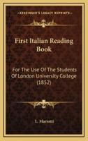 First Italian Reading Book