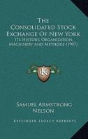 The Consolidated Stock Exchange Of New York