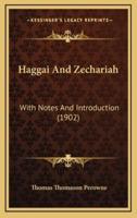 Haggai And Zechariah