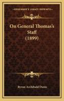 On General Thomas's Staff (1899)