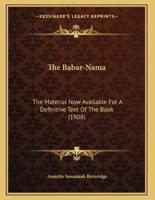 The Babar-Nama