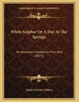 White Sulphur Or A Day At The Springs