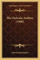 The Ossicula Auditus (1900)