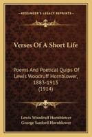 Verses Of A Short Life