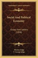 Social And Political Economy