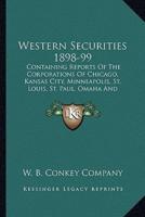 Western Securities 1898-99