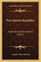 Two Quaint Republics