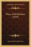 Peace And Business (1919)