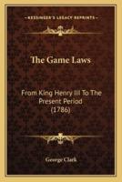 The Game Laws