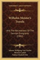 Wilhelm Meister's Travels