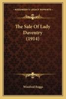 The Sale Of Lady Daventry (1914)