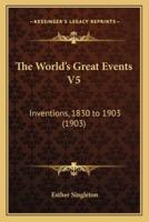 The World's Great Events V5