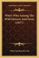 Who's Who Among The Wild Flowers And Ferns (1917)