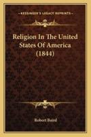 Religion In The United States Of America (1844)