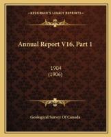 Annual Report V16, Part 1