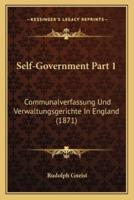 Self-Government Part 1