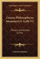 Cursus Philosophicus Monasterii S. Galli V2
