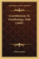 Contributions To Ornithology, 1848 (1849)